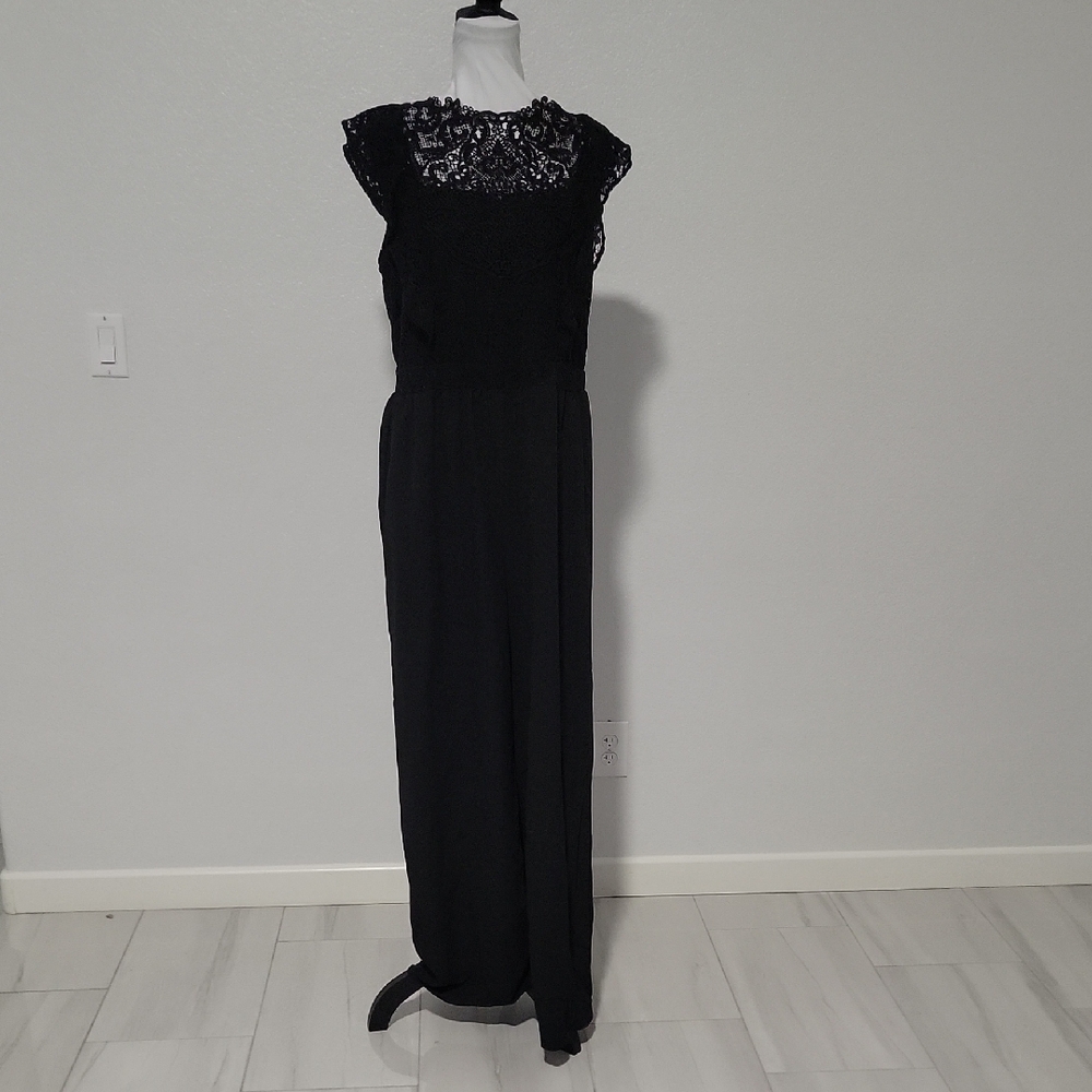 Xhilaration Elegant Black Jumpsuit